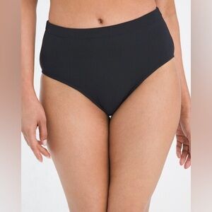 NWT Chico’s Penbrooke Black Tummy Control Swim Briefs Size 16